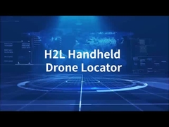 1.5km Système anti-drone à radiofréquence portatif Faible erreur 700+ types de drones commerciaux.