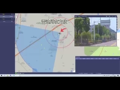 Système radar de détection de drones à bande X à 10 km avec capacité d'émission active