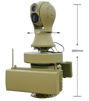 Système de radar de surveillance de sécurité compact jusqu'à 5000 m pour une détection précise des cibles en mouvement